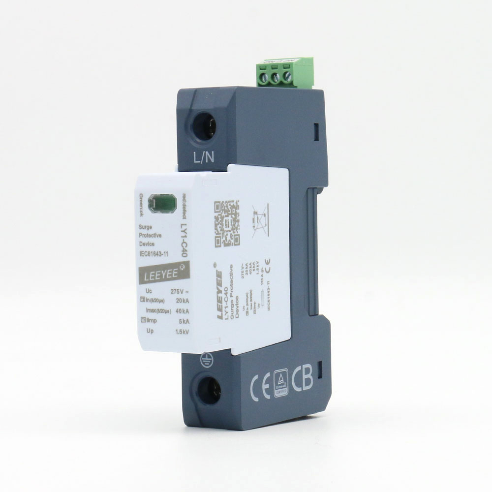LY1-C40/1(S) single pole Type 2 AC SPD